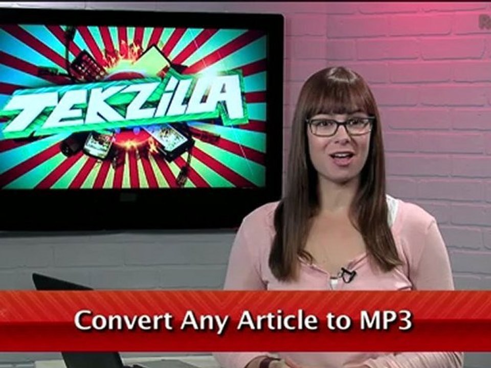 Turn Websites Into An Audio Book! - Tekzilla Daily Tip
