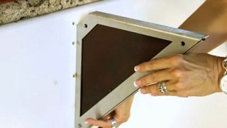 Installation Guide for the Duham Glass Insert Countertop / Shelf Bracket