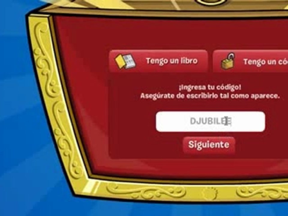 Club Penguin  Codigo reutilizable (Corona de Rey)