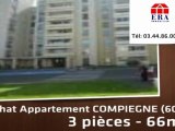 A vendre - appartement -  COMPIEGNE (60200) - 3 pièces - 66
