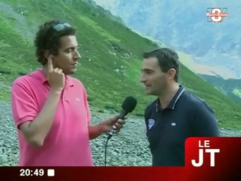 Le chantier du tramway au sommet du Mont Blanc