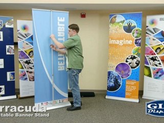 Barracuda Banner Stand Setup Demonstration
