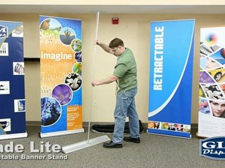 Blade Lite Retractable Banner Stand