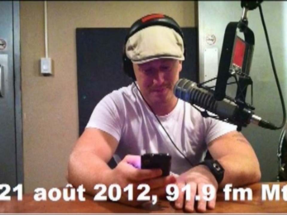 Gab Roy sur les ondes de Radio X