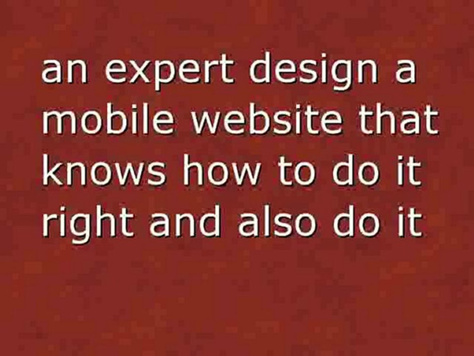 Design a Mobile Website To Get Local Search