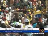 Así fue el recorrido del candidato presidencial Henrique Capriles por Nueva Esparta