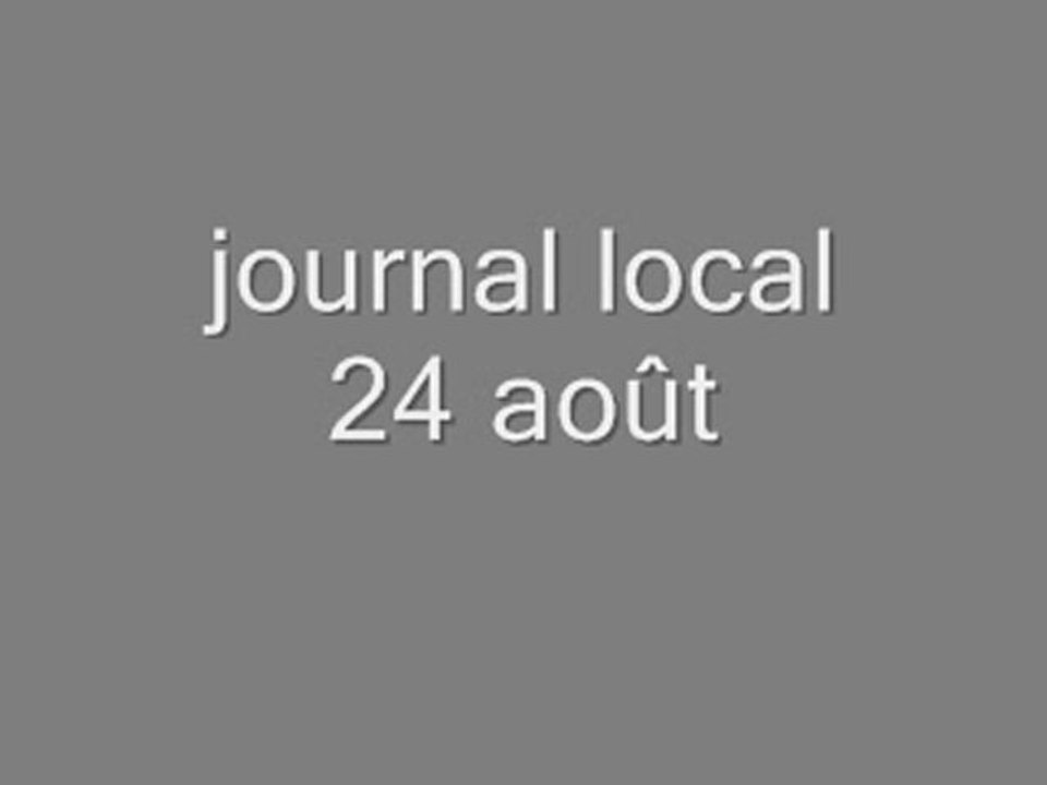 VENDREDI 24 AOUT
