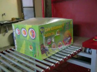 50x70 shrink makinası koli kablo video