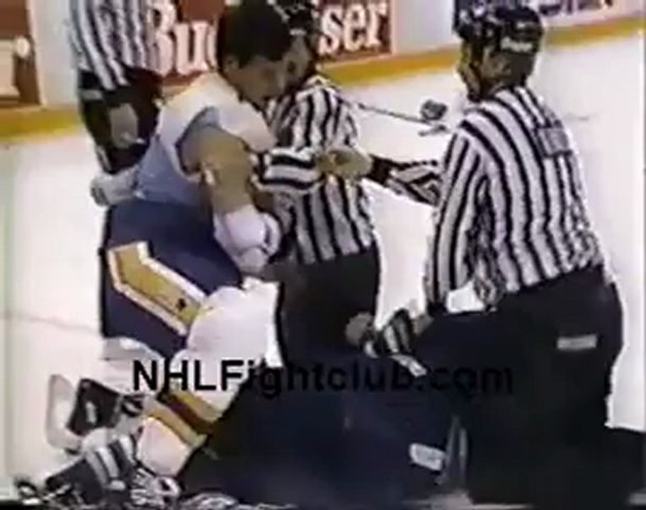 Mark Janssens/Stephane Quintal HARTFORD WHALERS/ST LOUIS BLUES