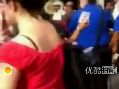 Empire State Building shooting as seen on Chinese Internet, with candid footage