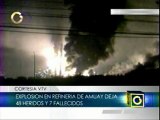 Incendio en Amuay deja 7 fallecidos