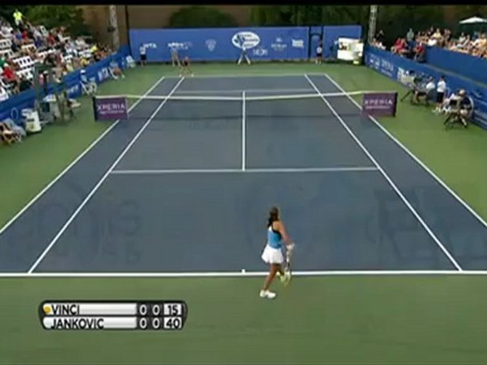 Vinci, successo in Texas sulla Jankovic