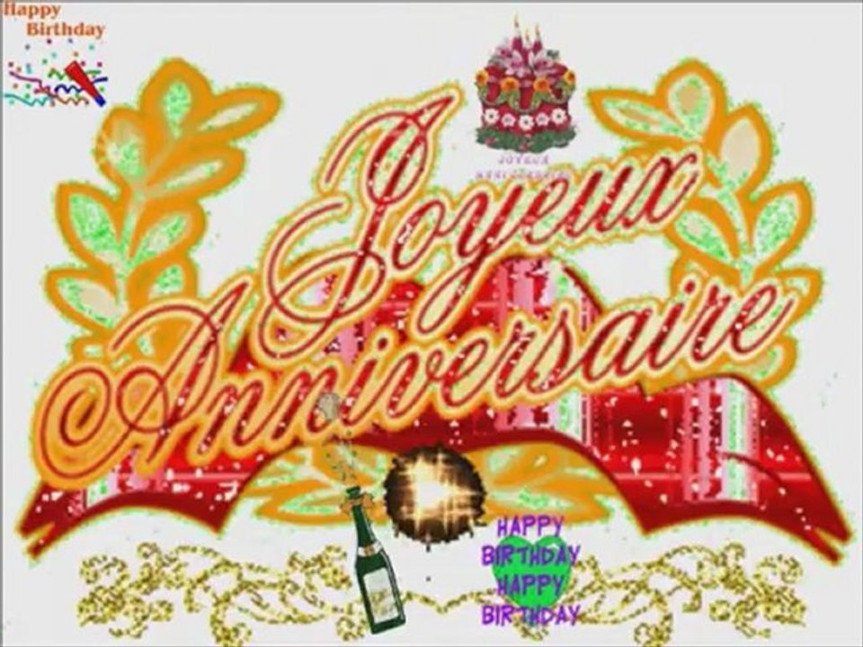 Bon Et Joyeux Anniversaire Video Dailymotion
