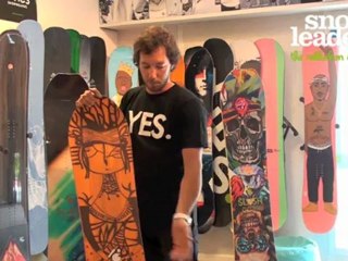 Snowleader présente le snowboard Straight de chez Slash