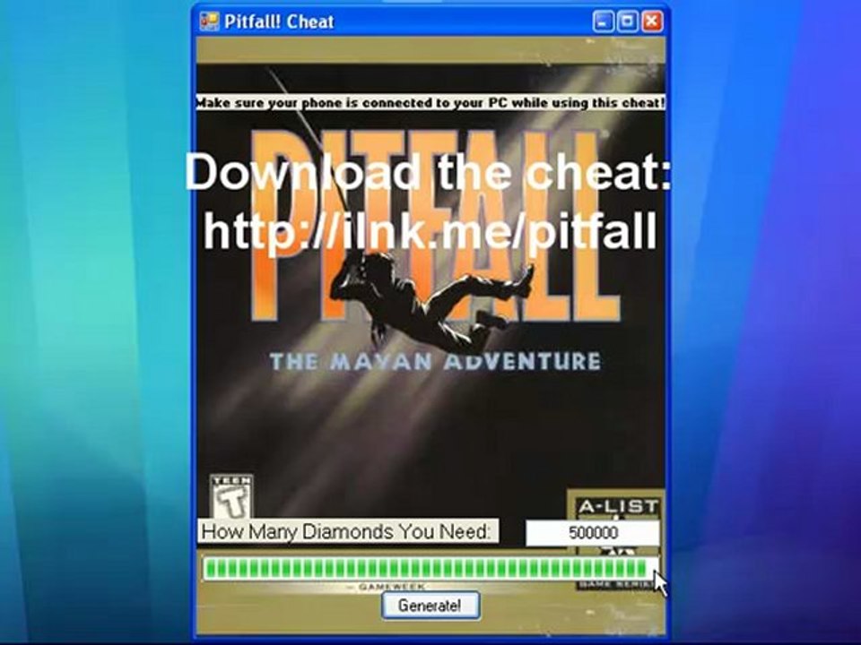 PITFALL! Cheat/PITFALL! Hack [Diamonds]