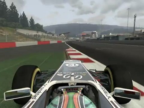 F1 2011 - GP de Belgique - Kier vs Alonso en onboard