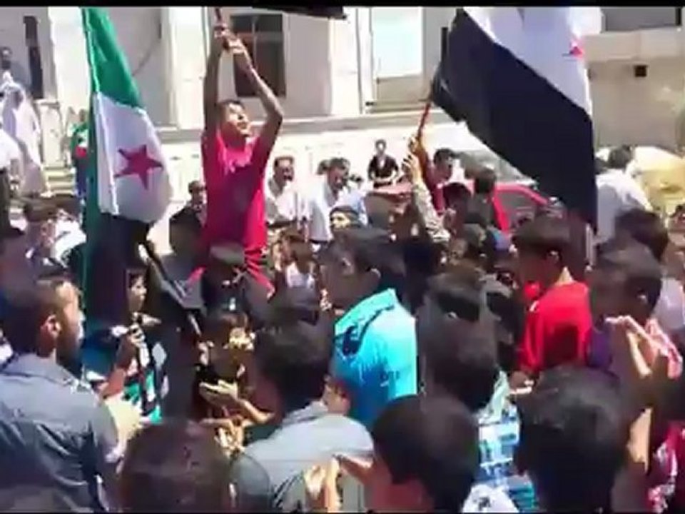 Syria فري برس  درعا عدوان جمعة لاتحزني درعا إن الله معنا 24-8-2012 ج1