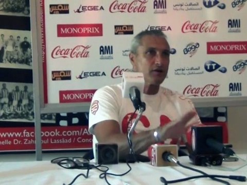 كل ما يخص النادي الإفريقي في الندوة الصحفية لبرنار كازوني