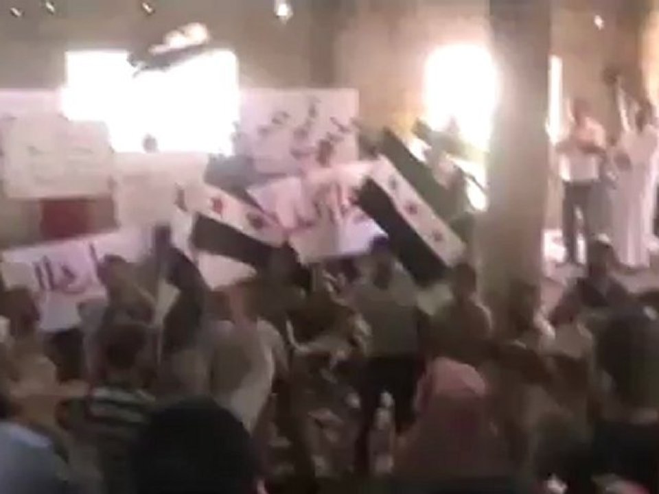 Syria فري برس  درعا البلد -جمعة لاتحزني درعا إن الله معنا 24-8-2012 ج 1