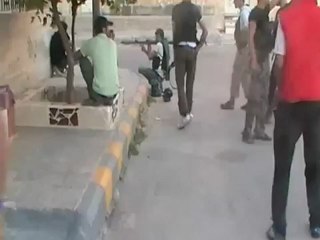 Syria فري برس درعا  اشتباكات عنيفة بين لواء توحيد الجنوب والجيش الاسدي   25-8-2012 ج7