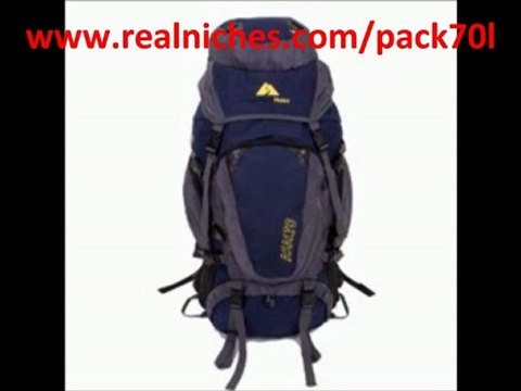 Guerrilla Packs - 70l Internal Frame Fully Adjustable Hiking Tra