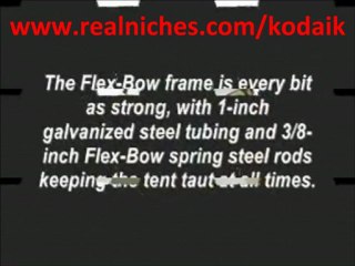 Kodaik Canvas Flex-Bow 8-Person Canvas Tent, Deluxe