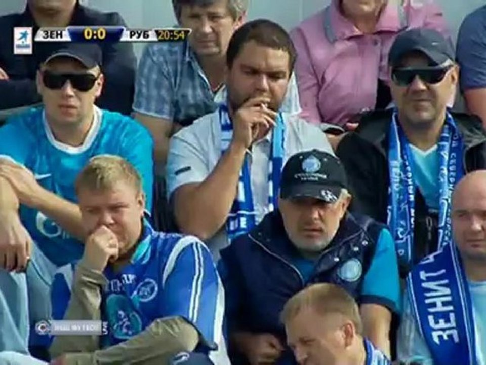 Зенит рубин 1-ый тайм