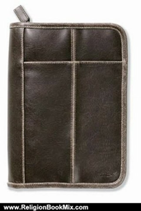 Religion Book Review: Bible Cover: Distressed Leather-Look Brown with Stitching Accent Med by Zondervan