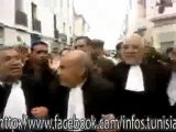 فيديو نادر لمسيرة المحامين قبل 14جانفى بمشاركة البحيرى و مورو