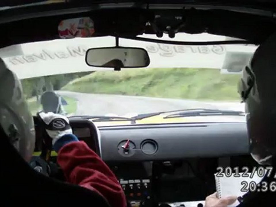 Rallye de la drome 2012: BARDIN/GIORSETTI. ES 3 int