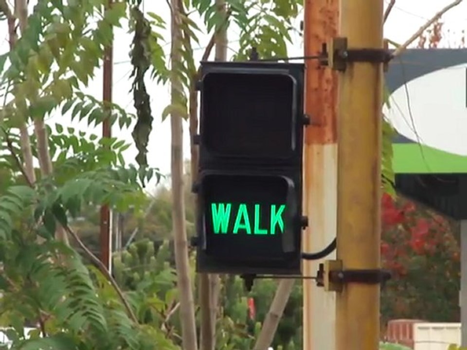 Eagle Text Pedestrian Signal