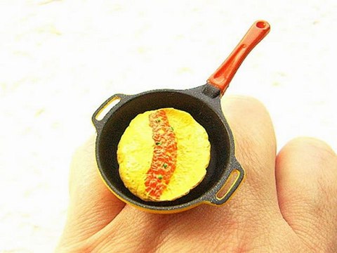 Miniature Food Rings Under $10 Gift Ideas for Birthday, Christmas etc