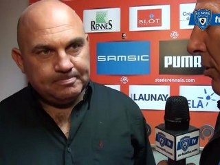 L1 / 2012-13 : Rennes 3-2 Bastia : réaction de F. Antonetti