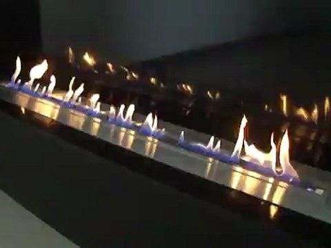 Chimenea diseño A-FIRE Cómo inventar una chimenea etanol moderno y ecológico con un quemador bio etanol