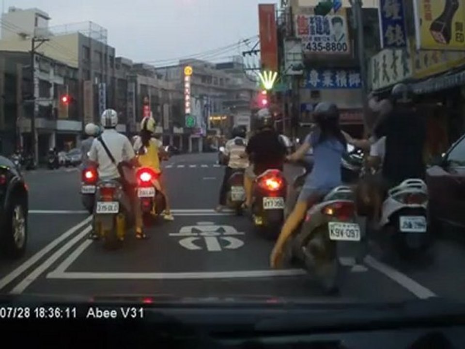 Vol à scooter en Chine