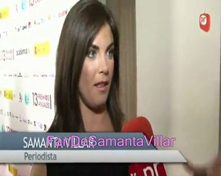 Samanta Villar Los premios de la academia tv 2011