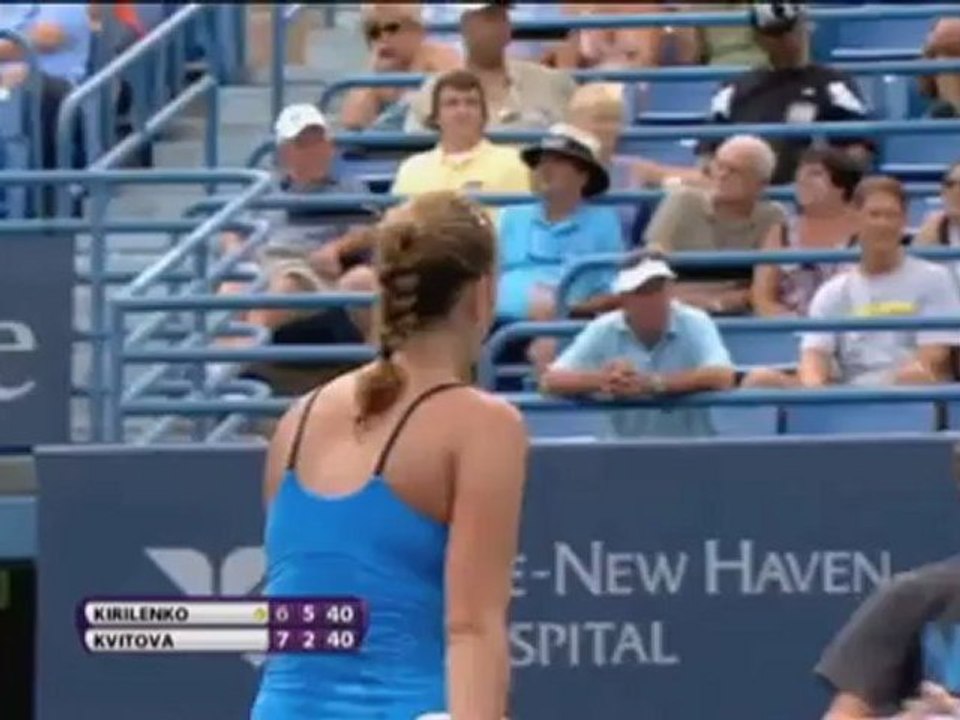 New Haven: Kvitova gewinnt Final-Drama