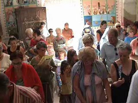 Père Gérard CORBIN de la Paroisse de Flayosc Var 83, Père SLAWEK & Chorale Paroisse de Salernes Messe provençale 2012 Chapelle Site de Saint-Barthélémy, Salernes Var 83 Maurice EMPHOUX, Association LEIS AMBOULIGO ROUJO langue provençale