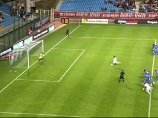 But Arnold MVUEMBA (62ème pen) - ESTAC Troyes - FC Lorient (2-2) - saison 2012/2013