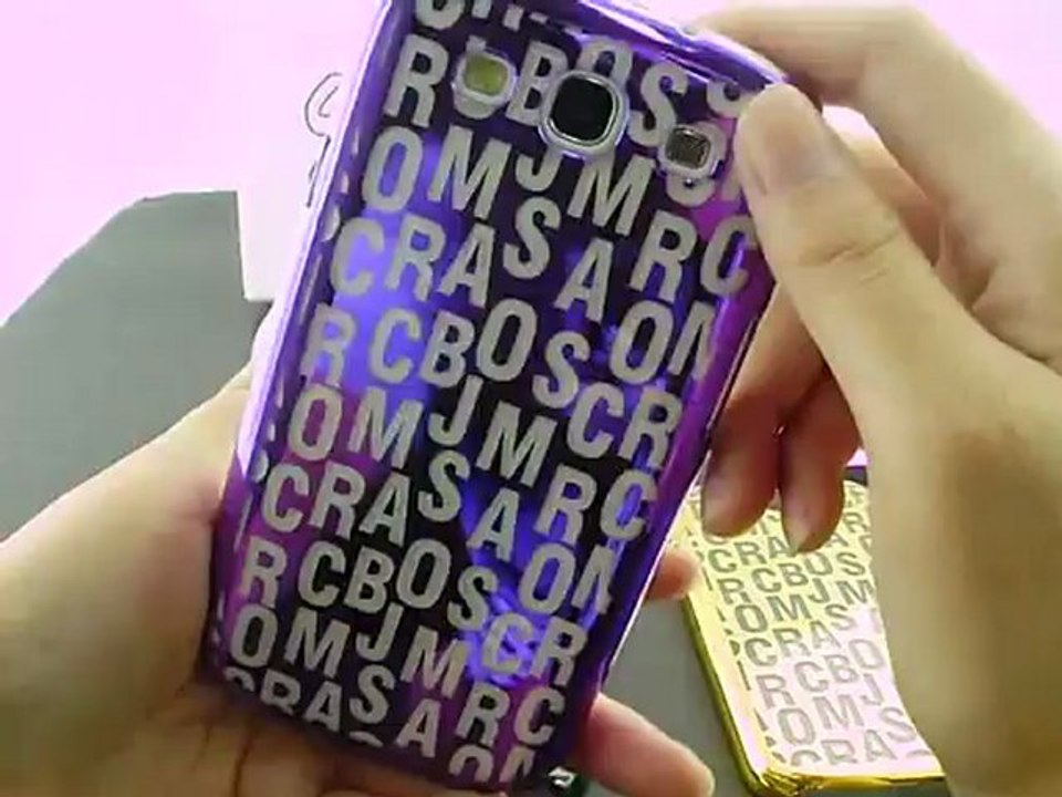 SW-BOX Full Letters Snap on Hard Case for Samsung i9300 Galaxy S3