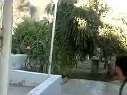 Syria فري برس درعا الحراك إشتباكات كتيبة سيوف الحق مع كتائب الأسد 26-8-2012