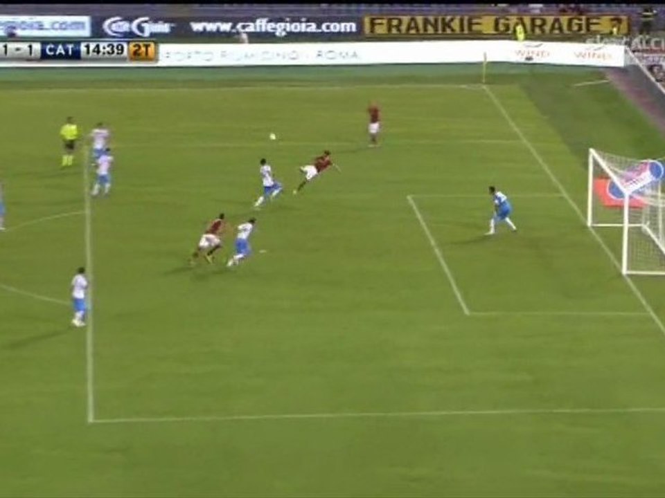ROMA - Catania (OSVALDO SUPERGOAL)