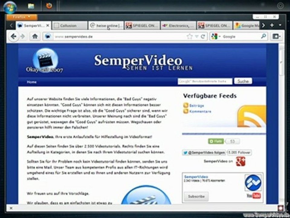 Firefox: Collusion