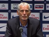 Conférence de presse Paris Saint-Germain - Girondins de Bordeaux : Carlo ANCELOTTI (PSG) - Francis GILLOT (FCGB) - saison 2012/2013