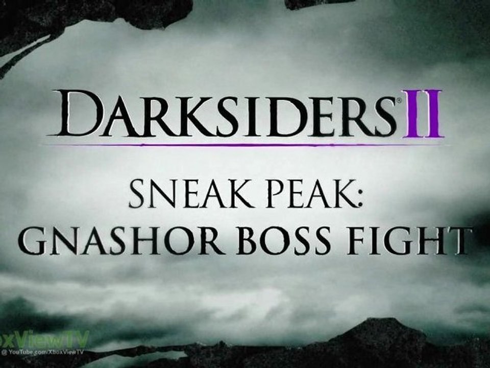 Darksiders 2 | "Gnashor Boss Fight" Tips | 2012 | HD