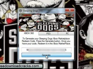 Sleeping Dogs Keygen for Xbox 360, PS3 and Pc
