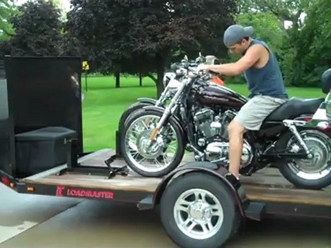 Custom Motocycle Trailer by Loadmaster Trailer Co Ltd
