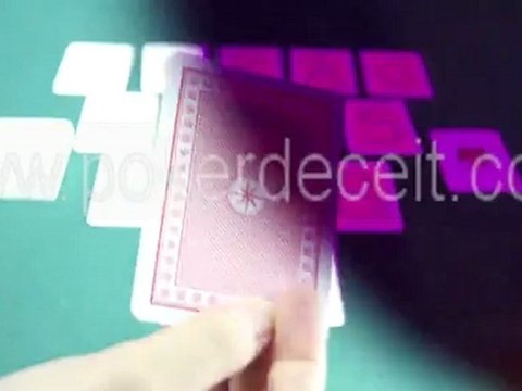 краплеными картами -Dal negro Texas Holdem -contact lenses marked cards