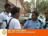 Keeping the peace in Libya's rebel centre