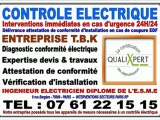 ELECTRICIEN POUR ATTESTATION DE CONFORMITE ELECTRIQUE - TEL : 0761221515 - PARIS